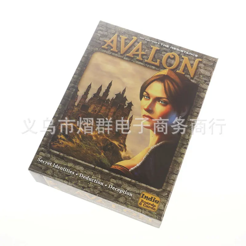Английский Avalon сопротивление Организация настольная игра пасьянс
