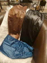 Clubwear Skirt Back-Split Bodycon Black Long High-Waist Women CUHAKCI Pencil