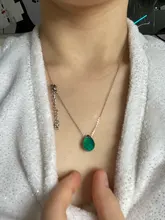 Humor de cambio de Color emoción sentimiento de Control de temperatura de la gota de agua colgante en forma de lágrima de acero inoxidable collares de cadena