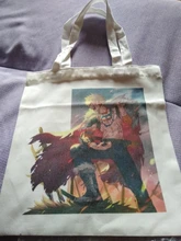 Boku No Anime mi héroe Academia Bakugou Katsuki gráfico de impresión de dibujos animados de bolsas de compras de las niñas de moda Casual paquete bolso de mano