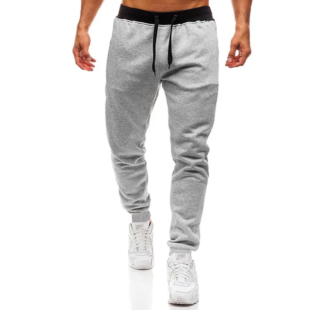 2019 New Men Joggers Brand Male Trousers Casual Pants Sweatpants Jogger 15 color Casual GYMS Fitness Workout sweatpants Picture color