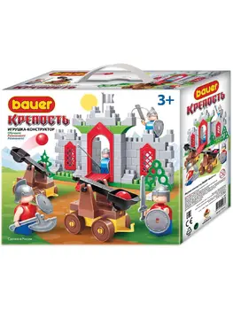 

Developing children's construction set Bauer 463 "The Fortress. Two Catapults"