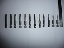 Bits Drill-Bit Screw-Driver Hand-Tools Flat-Head Tamper-Proof 50mm Hex Torx Security