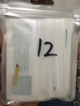 Agujas de Microblading para máquina de lápiz Manual Del Tatuaje de bordado 3D, 100 Uds., 12 Pines, maquillaje permanente, tatuaje de cejas