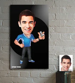 

Personalized Mr Coach Cartoon Wooden Table-1