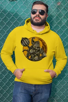

Angemiel Wear Month Fighter Monkey Yellow Men 'S Hooded Sweatshirt