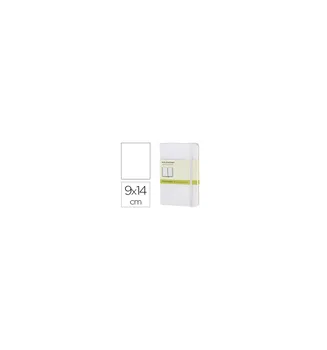

MOLESKINE notebook plain hard cover 192 sheets white COLOR closure with rubber 90X140 MM