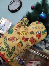 Party-Decoration-Supplies Gloves Kitchen-Mat Dining Christmas-Baking Natal Xmas New-Year