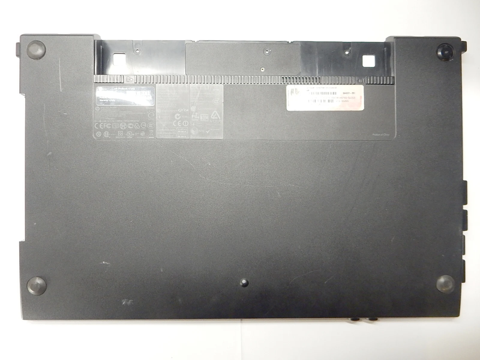 Нижняя часть корпуса (корыто) 39.4Gl01.XXX 598681-001 604GL08003C10 HP ProBook 4720s (б/у с разбора) |