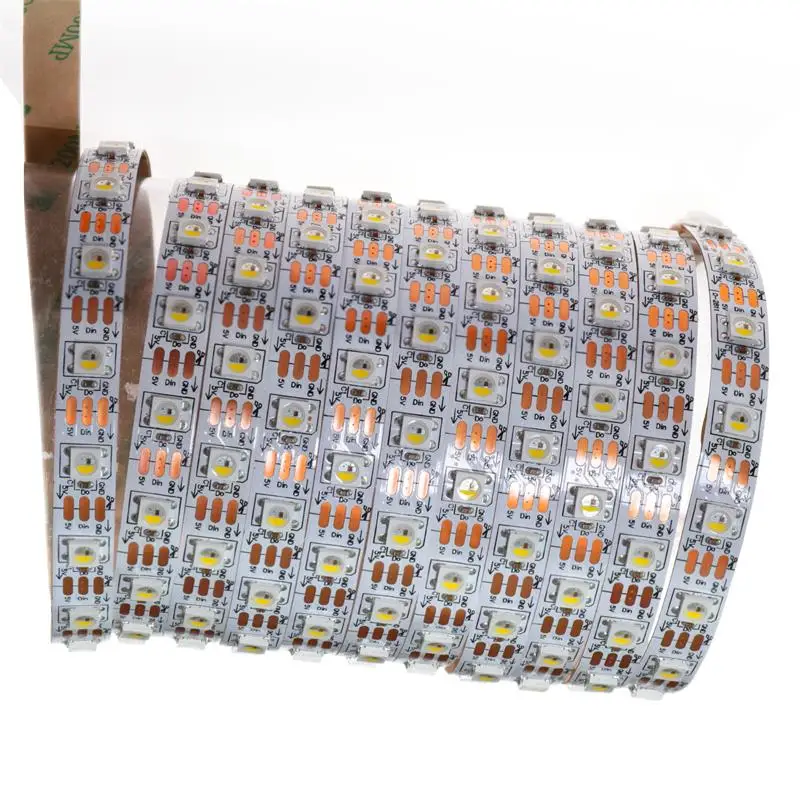 ws2812B sk6812 RGB +W 5050 pixel led strip 30 60 74 96 144 pixels per meter Ip30 50m/ cartoon (one pcs ) | Освещение