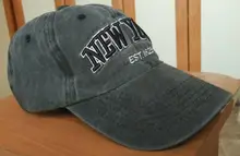 Baseball-Cap Embroidery Sports-Caps Vintage Outdoor New York Women Letter Sand-Washed