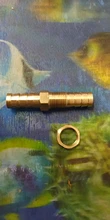 Hose Barb Coupler-Connector-Adapter Pipe-Fitting Bulkhead Copper 16mm Brass 12-14 10