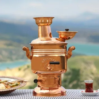 

4 LITER COPPER SEMAVER / RUSSIAN SEMOVAR / TRADITIONAL TEAPOT