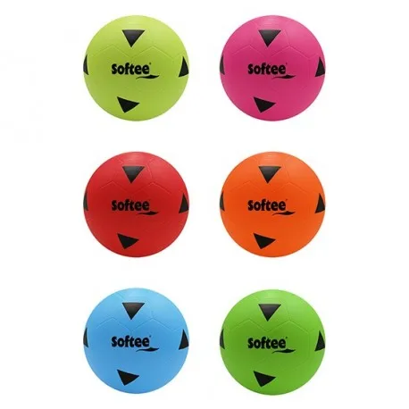 PELOTA MULTIUSO ПВХ диаметр 20 см цвет VERDE FLUOR Y NEGRO| |
