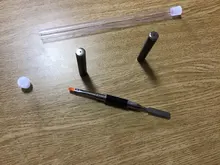 1 Pc doble lado arte de uñas cepillo UV Gel pluma dibujo cepillado Tip de uñas de acrílico constructor de uñas de arte herramienta