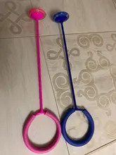 Pelota de salto con cuerda de tobillo y luz LED intermitente para niños, Juguete deportivo infantil para el aire libre, entretenimiento