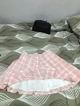 Harajuku-Falda estilo pijo plisada para mujer, uniformes escolares japoneses, minifalda de Jupe Kawaii