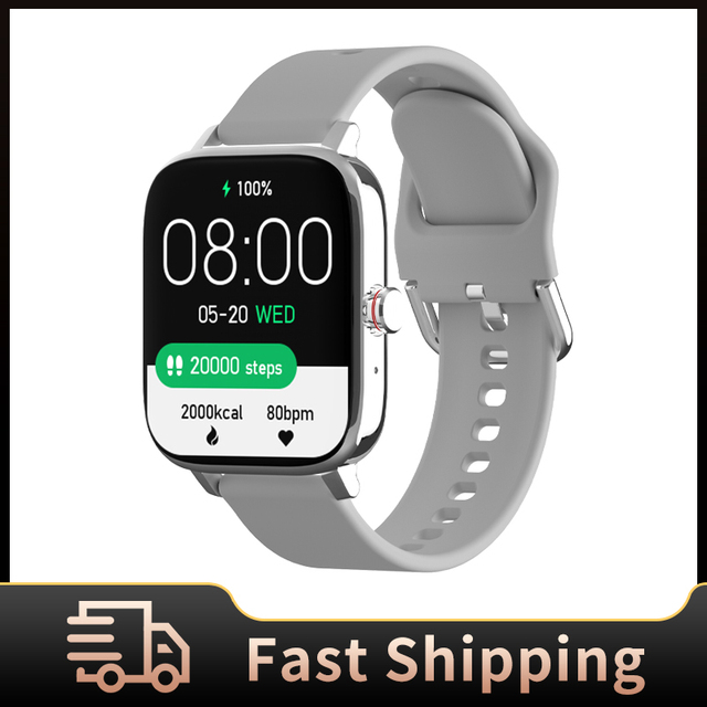 New Full Touch Smart Watch Men Women Bluetooth Call Fitness Tracker Heart Rate Sport Smart Watch Wristwatch for Android IOS