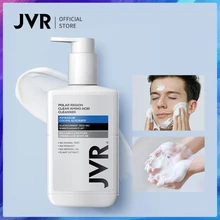JVR 180 г Аминокислотное очищающее средство для лица Питательная очищающая пенка для умывания Увлажняющая пенка для умывания против пятен сужение пор Очищающее средство для лица JVR 180 г Аминокислотное очищающее средство для лица Питательная очищающая пенка для умывания Увлажняющая пенка для умывания против пятен сужение пор Очищающее средство для лица
