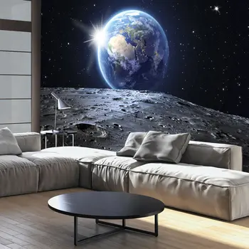 

Wall mural-View of the Blue Planet - 200x140 cm