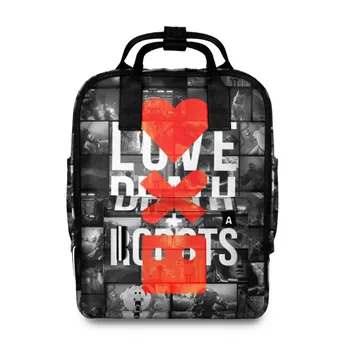 

Women's backpack 3D love death robots (LDR)