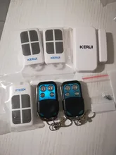 KERUI-Sensor de alarma de ventana y puerta, interruptor magnético inalámbrico, Detector de contacto para sistema de alarma de seguridad contra intrusos, 433MHz