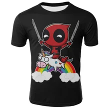 

Summer Anime Deadpool Digital Printed T-shirt, Factory Outlet
