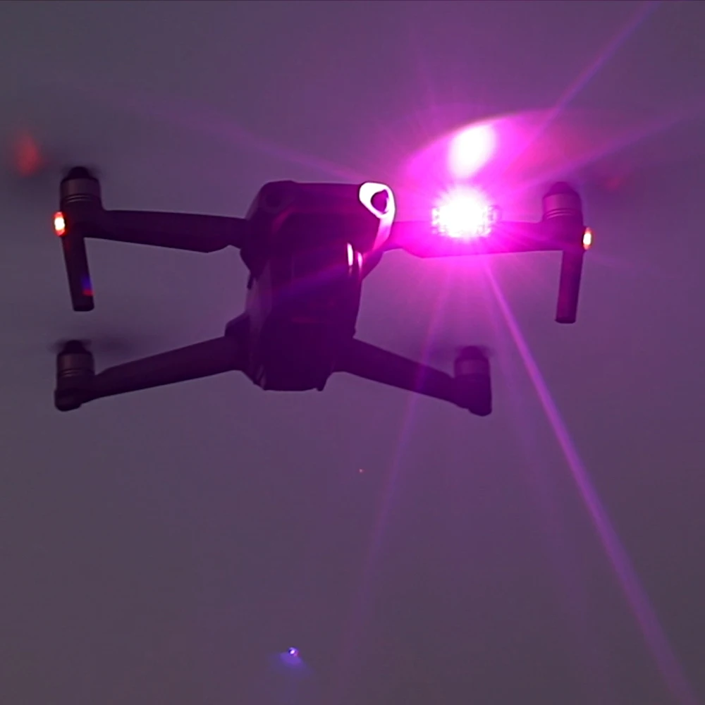 

DJI Mavic Air 2 S Mini 2 семь цветов вспышка лампа Mavic 2Pro Air2 ночник 10 Вт Дрон Универсальный поискосветильник светильник аксессуары