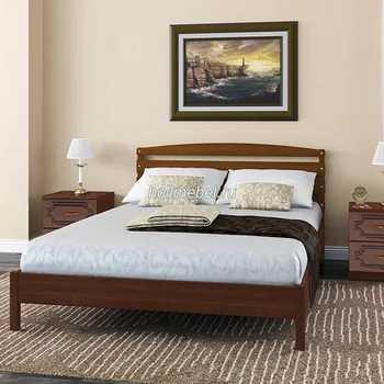 

Кровать "Камелия 1" 1200 Орех Кровати из массива