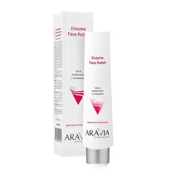 

Paste-exfoliant for face with enzymes enzyme face polish, aravia professional