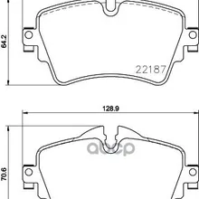 Колодки Тормозные Bmw 2 F45/Mini Cooper 14- Передние Brembo P06092 Brembo арт. P06092