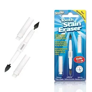 

Teeth Whitener Staino Tooth Stain Eraser Tea coffee cigarette stain remover whitens teeth. removes old stains. miracle product