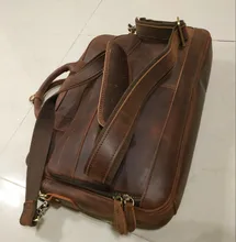 MAHEU-maletín de piel auténtica para ordenador portátil para hombre, maletín de 15,6 pulgadas para Doctor y oficina