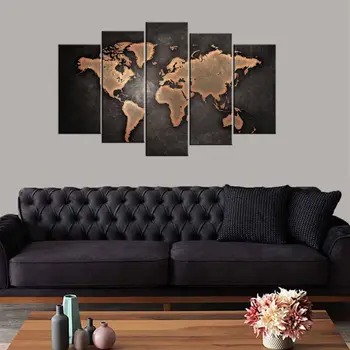 

Map Looking 5 Piece Mdf Table