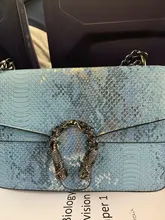 Bolso de hombro para mujer, bolsa de compras de otoño e invierno, diseño de serpiente a la moda, de alta calidad, descuento