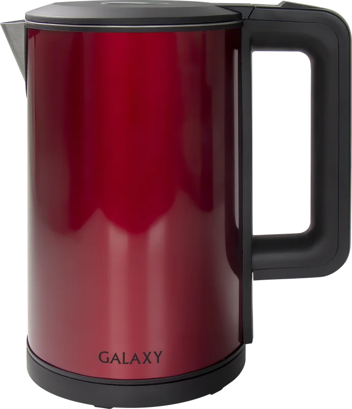 Электрический чайник 2000 Вт Galaxy GL 0300 красный, объем 1,8 л, Скрытый нагревательный элемент