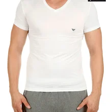 Emporium Армани майка с v-образным вырезом горловины Повседневная 110810 CC747