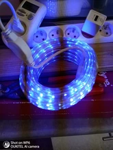 Tira de luces LED impermeable para exteriores, tira de luces LED SMD 2835, 1M, 2M, 5M, 10M, 20M, 25M, 220V, Flexible, color blanco cálido