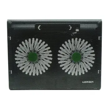 

Lemec. Cooling baseman for PC Laptop 10 "to 17". USB connection. 2 fans 3000 RPM. 36,2x28 cm.