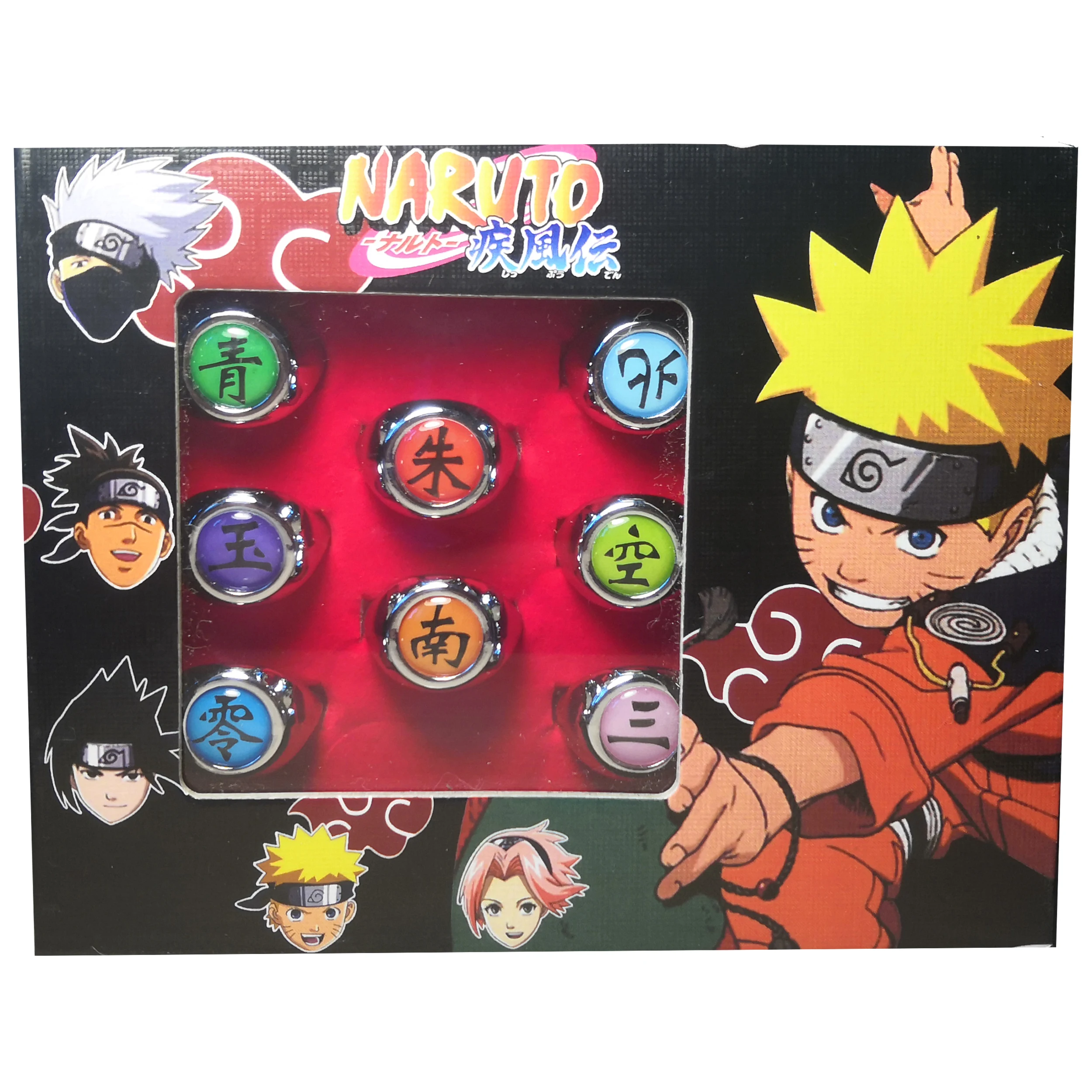 Naruto jogos e bandana anime naruto itachi payne heróis kakashi aldeia  konokha cosplay anéis akacki brinquedos infantis - AliExpress