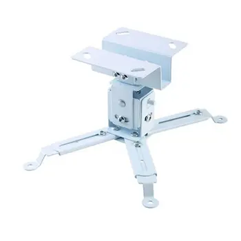 

Tilt and Swivel Ceiling Mount for Projectors iggual STP01 IGG314708 -22,5 - 22,5° -15 - 15° Iron White