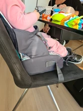 Cojín de refuerzo para bebé, almohadilla de silla aumentada para niños, antideslizante, impermeable, cojín para comedor, silla ajustable