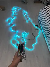 RGB Tape Diode Led-Light-Strip Decoration Neon Ribbon Flexible Waterproof RGBWW for 5M