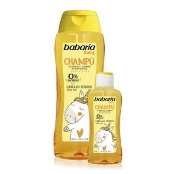

BABARIA BABY HAIR SHAMPOOS 600ML SILKY + MINI SHAMPOO 100ML