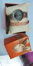 Conjunto de Cajas de Regalo para mujer, relojes de pulsera femeninos de diseño a la moda, de oro rosa, gran oferta, 2 uds., 2020