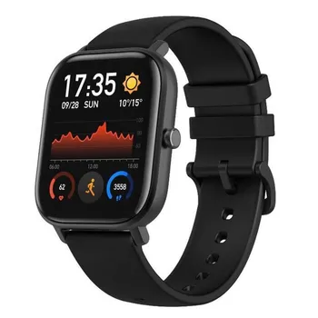 

Huami amazfit gts obsidian black smart watch-screen 1.65 '/4.19cm - bt 5.0 - sensor frequency heart rate-gps-