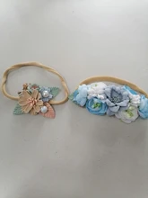 BalleenShiny-diademas de princesa elásticas para bebé recién nacido, diademas de princesa para niño, perlas de estilo fresco, regalos