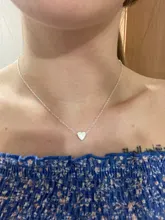 Collar con colgante de corazón pequeño para mujer, cadena y corazón corto, regalo, étnicos bohemios, collar de Gargantilla al por mayor