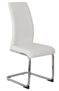 

Chair KARINA, Chrome upholstered white