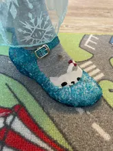 Zapatos de princesa individual para niñas pequeñas, Sandalias de tacón alto para fiesta de Cosplay, utillaje de rendimiento